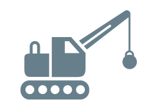 demolition work icon